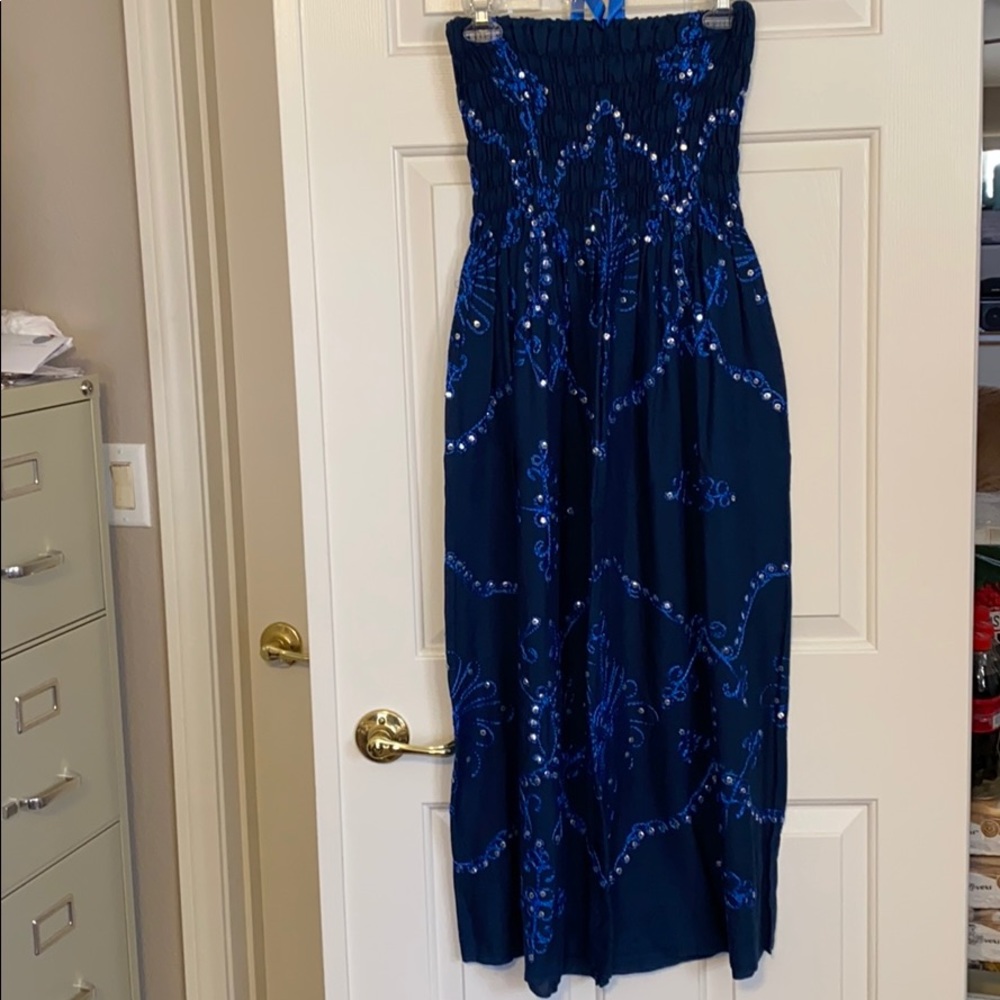 Sundress Stiched with Accent